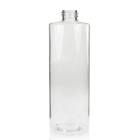 500ml Clear PCR/PET Plastic Tubular Bottle (28mm Neck) 39p Per Bottle